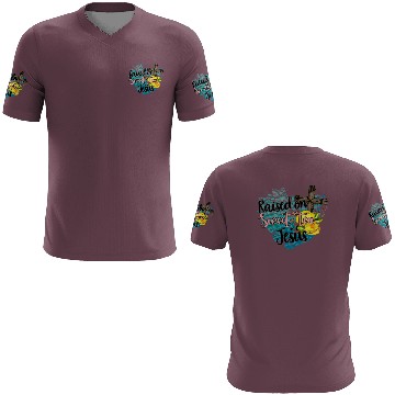 Discover raised on sweet tea and jesus 3D T Shirts
