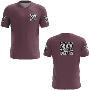 Discover Walking into 30 with Dreams 30th Birthday Gifts 3D T Shirts