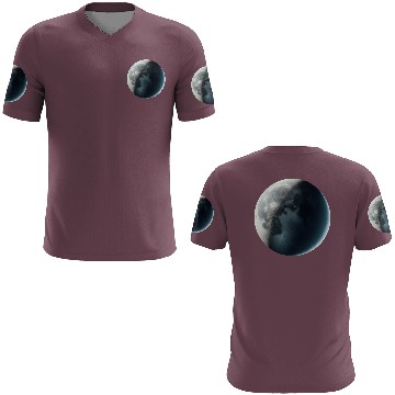 Discover Waxing Crescent Moon 3D T Shirts