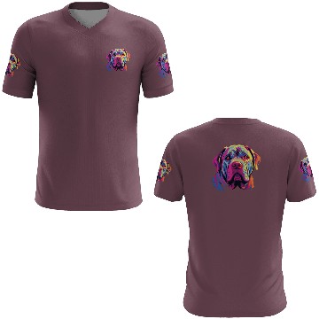 Discover Watercolor Colorful Neapolitan Mastiff 3D T Shirts