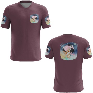Discover Fox Flying To Space Using Balloon 3D T Shirts