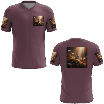 Discover butterfly on tree 3D T Shirts