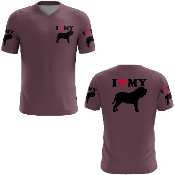 Discover I love my Neapolitan Mastiff 3D T Shirts