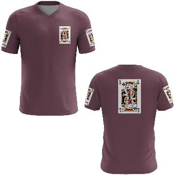 Discover King of Clubs Playing Card 3D T Shirts