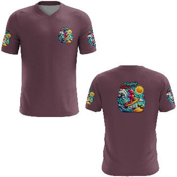 Discover Happy Wave: Surfing Teddy Adventure 3D T Shirts