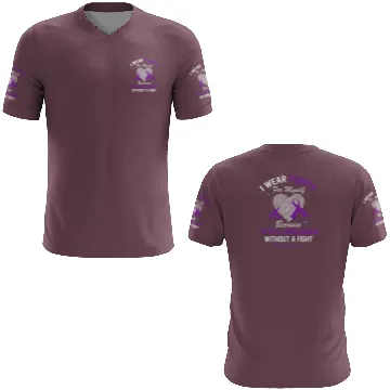 Discover I Wear Purple For Myself Lupus Awareness Heart 3D T Shirts
