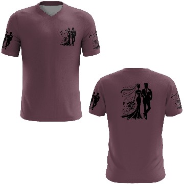 Discover Bride Groom 3D T Shirts