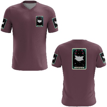 Discover the moon cat 3D T Shirts tarot card gift for mom and dad
