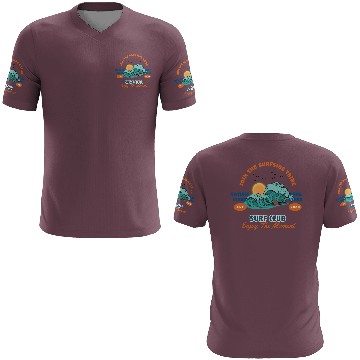 Discover Surfing Club 3D T Shirts