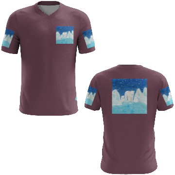 Discover Polar Bears (Ursus maritimus) - Bear Mother & Cubs 3D T Shirts