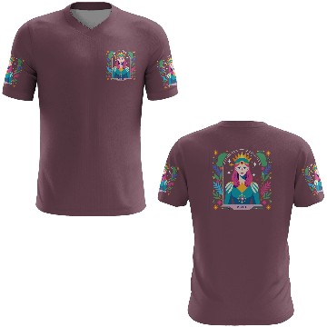 Discover Floral Virgo Tarot Zodiac Graphic 3D T Shirts