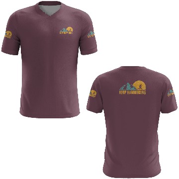 Discover Keep Hammering Hiking Mountain Trail Running 3D T Shirts