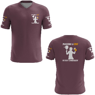 Discover Pickleball & Beer The Best Combination Fun Graphic 3D T Shirts