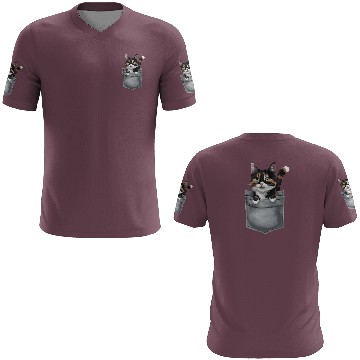 Discover Japanese Bobtail Cat In Pocket 3D T Shirts