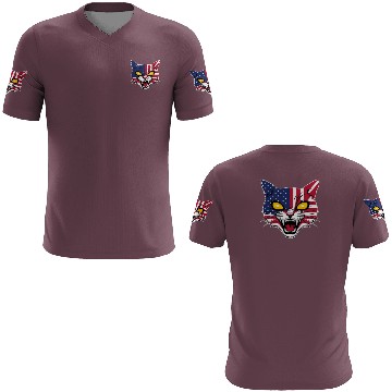 Discover Patriotic Cat With USA Flag 3D T Shirts