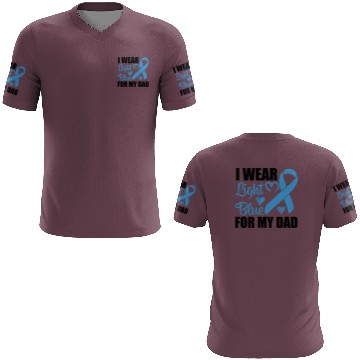 Discover I wear Light Blue for my dad Prostate cancer 3D T Shirts