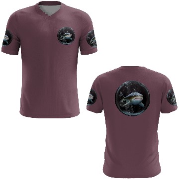 Discover Shark silhouette ocean predator 3D T Shirts