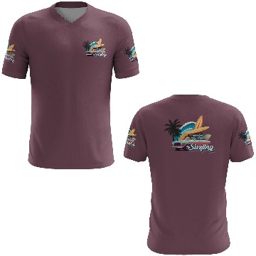 Discover Surfing Car 3D T Shirts