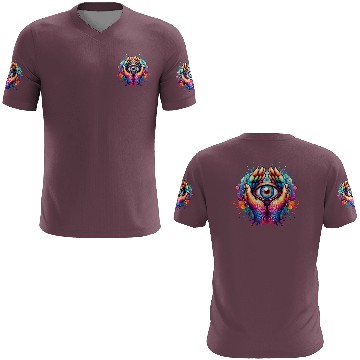 Discover Psychedelic colorful eye 3D T Shirts