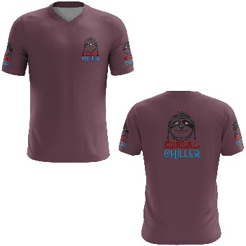 Discover Serial Chiller Funny Sloth Embrodery Effect 3D T Shirts