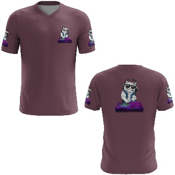 Discover White Cat DJ 3D T Shirts