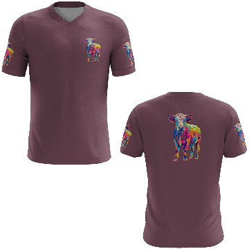 Discover Hereford Cattle Farmer Popart 3D T Shirts