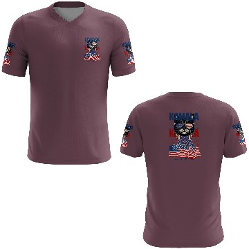 Discover Patriotic Cat with Sunglasses and Kamala-Walz 2024 3D T Shirts