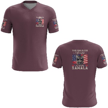 Discover This childless Cat lady for kamala Harris 2024 3D T Shirts