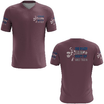 Discover no pain no gain shut up and train 3D T Shirts