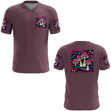 Discover Psychedelic Shrooms: Neon Fungi Fantasy 3D T Shirts