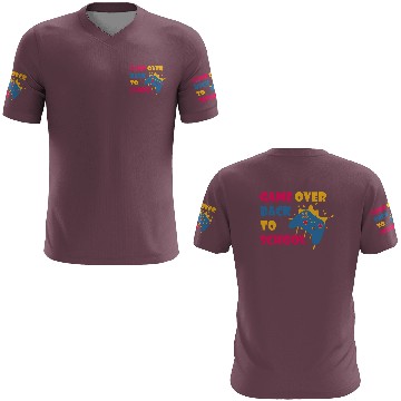 Discover Game Over Back To School Funny Student 3D T Shirts