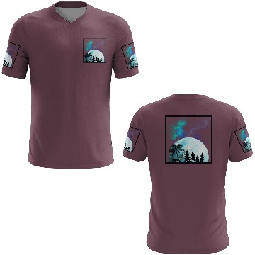 Discover fox and rabbit in forest 3D T Shirts
