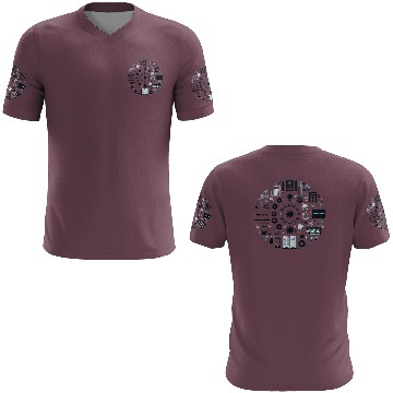 Discover Abstract Lucky number circle 3D T Shirts