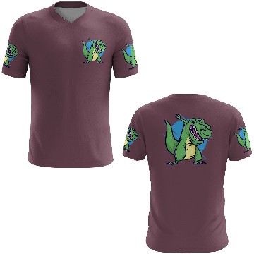 Discover Dinosaur T Rex Dabbing Lover Funny Design 3D T Shirts