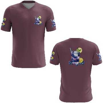 Discover Blueberry Lemon Cocktail 3D T Shirts