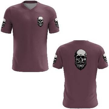 Discover Bearded Skull Art - Dark Gothic Illustration 3D T Shirts