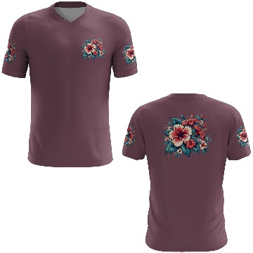 Discover Tropical Hibiscus Bloom 3D T Shirts