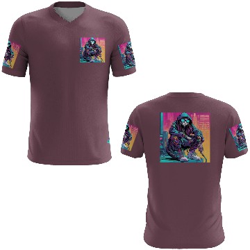 Discover Cyberpunk Rastafari Cat 3D T Shirts