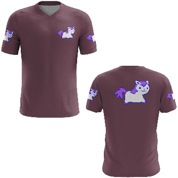 Discover Little Pony Cat Face Little Small Horse Riding Fun 3D T Shirts
