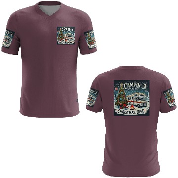 Discover campin around christmas tree final correct 3D T Shirts
