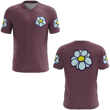 Discover Small Daisy Flower White Decorative Nature Design 3D T Shirts