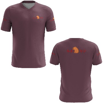 Discover Capibara Animal Capybara Heart Beat 3D T Shirts