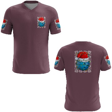 Discover Bowling Ball Christmas Lights 3D T Shirts
