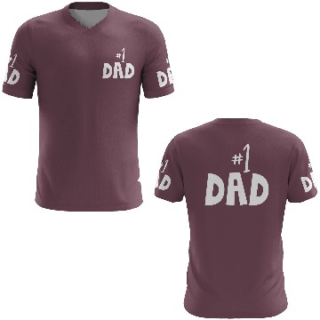 Discover Father Number 1 Daddy Dad Papa Fathers Day 3D T Shirts