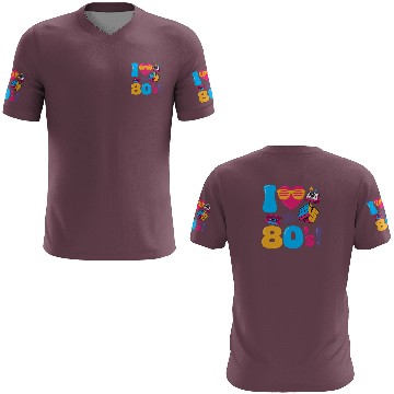 Discover I Heart The 80's Classic 80s Retro Vintage 1980 3D T Shirts