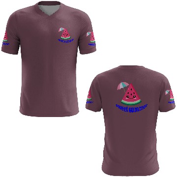 Discover Playful Watermelon Summer Design 3D T Shirts