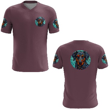 Discover Abstract Rottweiler Portrait Design 3D T Shirts