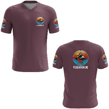 Discover Elk Hunting Elkaholic Hunters 3D T Shirts