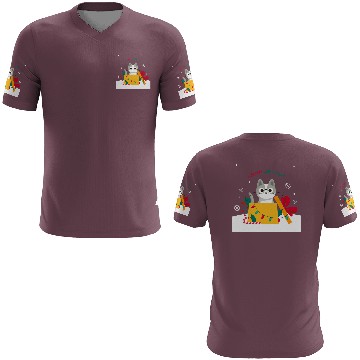 Discover Meowy Christmas Surprise! 3D T Shirts