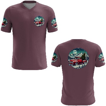 Discover Christmas Truck Adventure 3D T Shirts